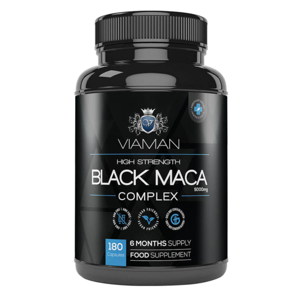 Viaman Black Maca Complex | 180 stk | Mandlig libido og ydeevne