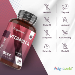 Witamina A | 365 sztuk | Dla normalnego widzenia i obrony immunologicznej