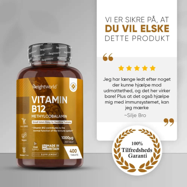 B12-Vitamin | 450 stk | 1000 mcg