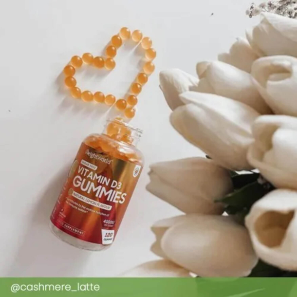 D3-vitamin Gummies | 120 stk | Til knogler, immunforsvar og muskler