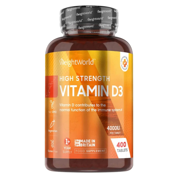 D3-Vitamin | 400 stk | Til immunforsvar, knogler og muskler