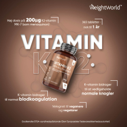 Tabletki z witamin&#261; K2 l 365 szt. l Suplementy witaminy K2 na ko&#347;ci