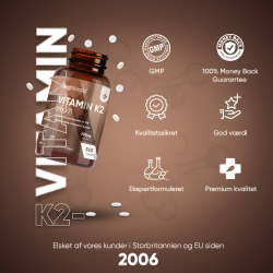 Tabletki z witamin&#261; K2 l 365 szt. l Suplementy witaminy K2 na ko&#347;ci