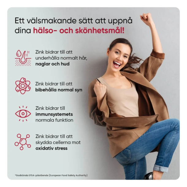 Zink Gummies | 90 stk | Sttte til stofskifte, inflammation &amp; appetit