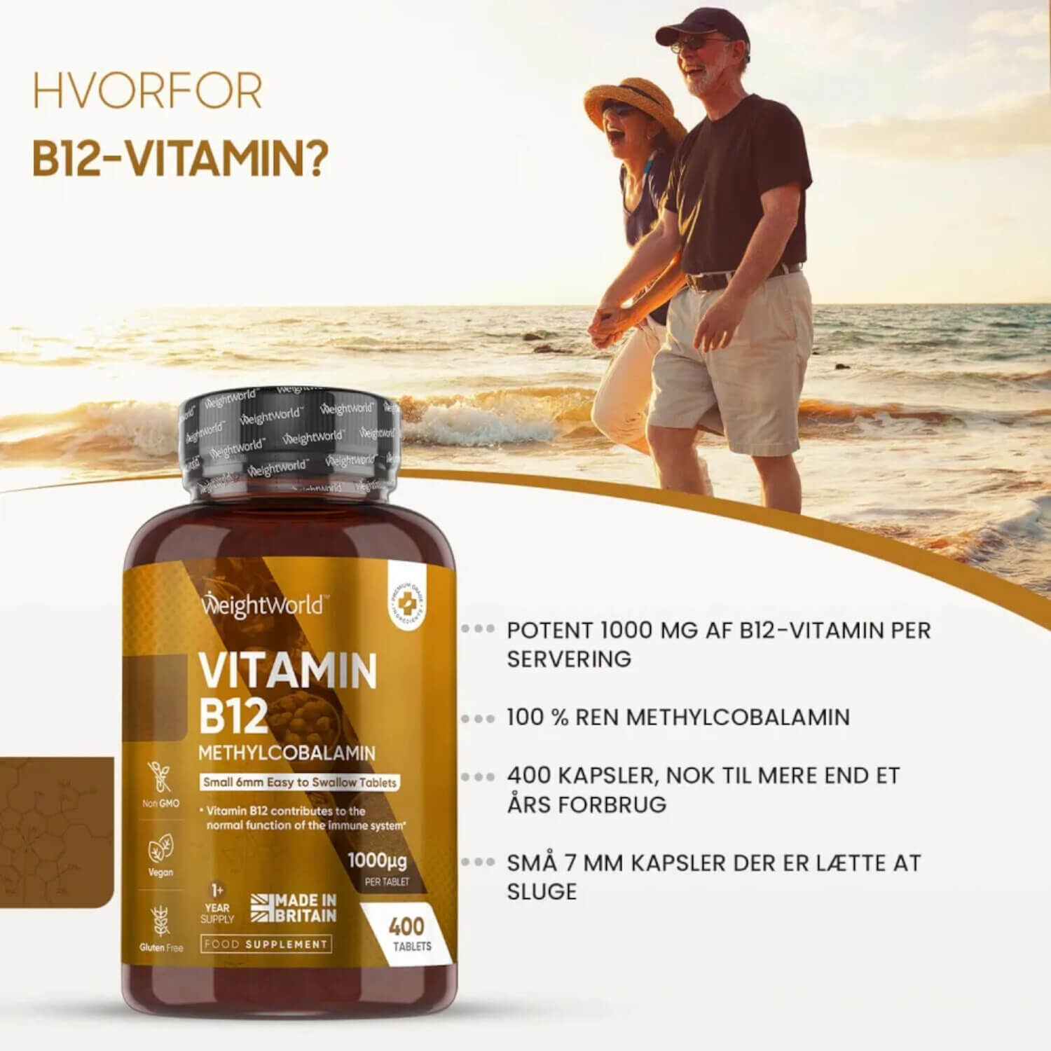 B12-vitamin: Nøgleinformation og fordele